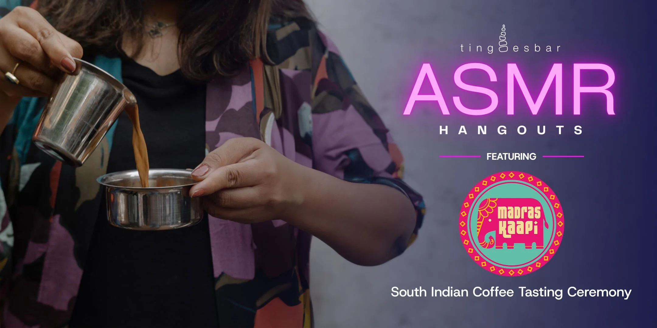 South Indian Coffee Tasting & Live Soundscape + Hands-On Relaxation
