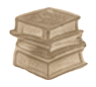 Stack of three books