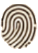 Close-up of a fingerprint on a light-colored surface