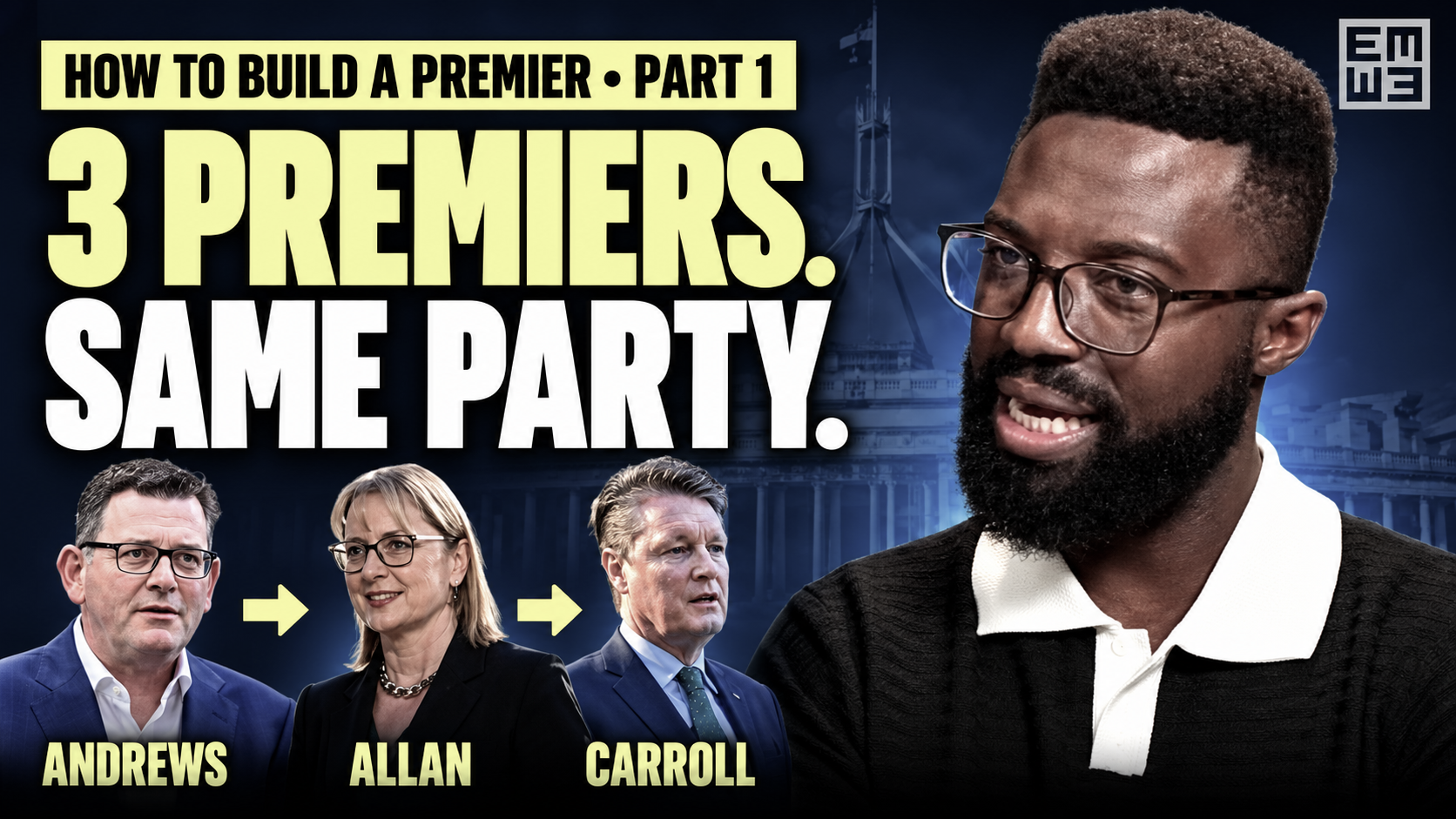 3 Premiers in 3 years.