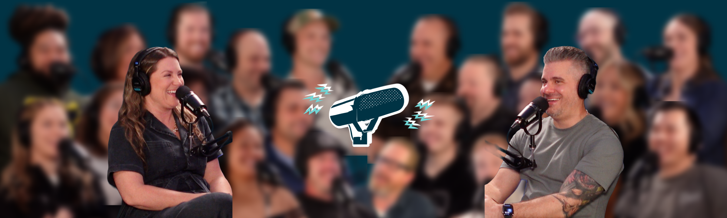 A variety of portrait images of guests on the Where To Get Started Podcast