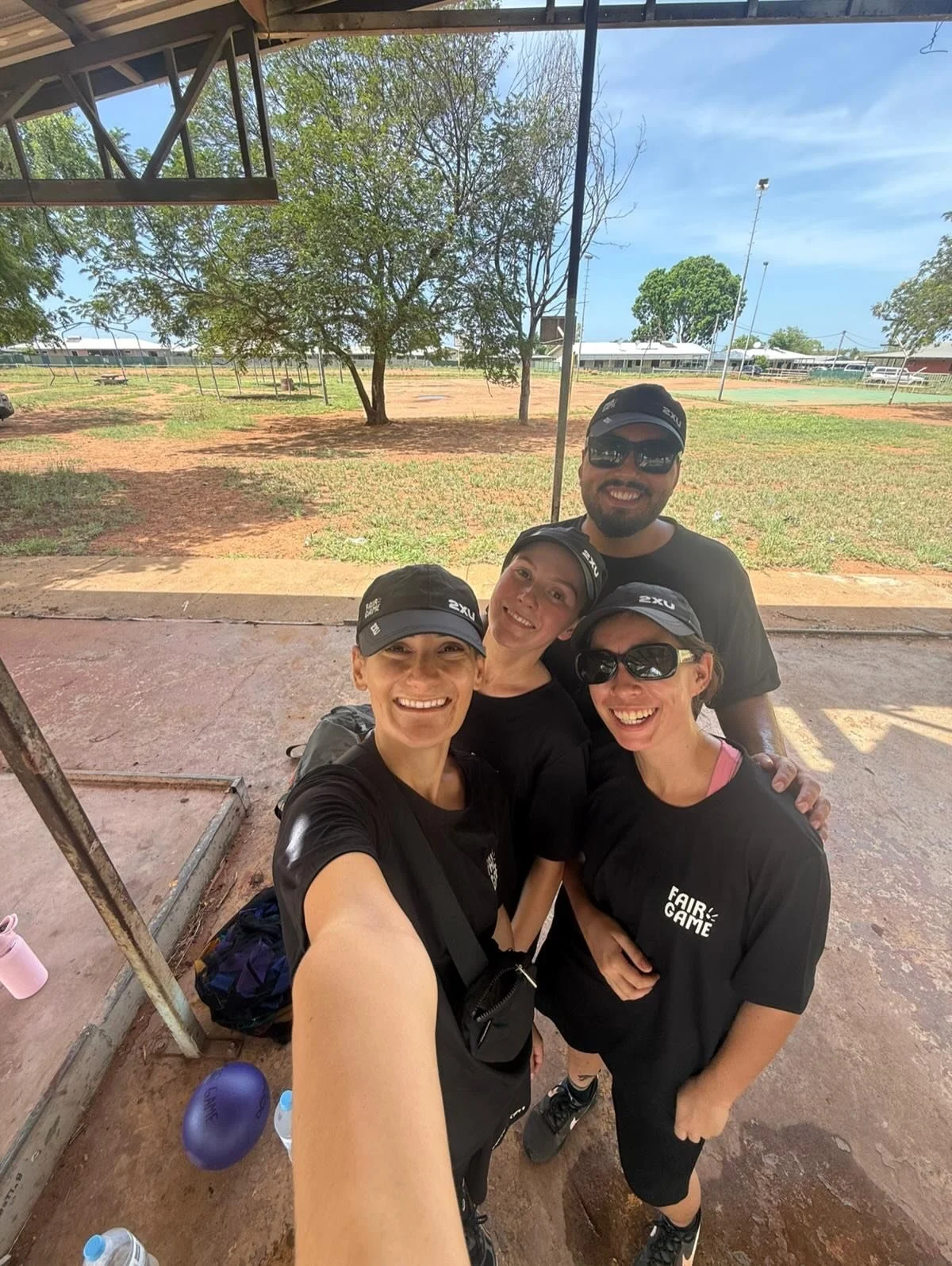 This week our team is braving the summer heat and running our Fit &amp; Active in the Kimberley project in Fitzroy Crossing, Wangkatjungka and Bayulu! ☀️ 
There will be plenty of Game On! action at the basketball courts and community oval, plus plent