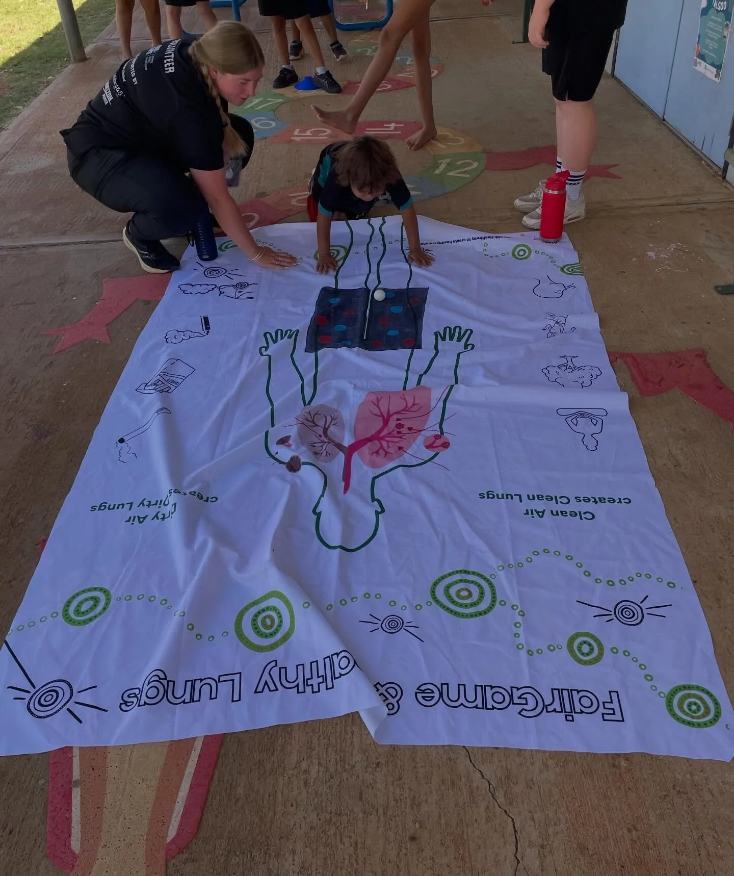 Healthy Lungs in Yalgoo! 🫁 On a recent trip to the beautiful Mid West, our team spent some time at Yalgoo Primary School running our Fit &amp; Healthy in the Outback program ☀️ One of the highlights was Healthy Lungs which focusses on lung health an