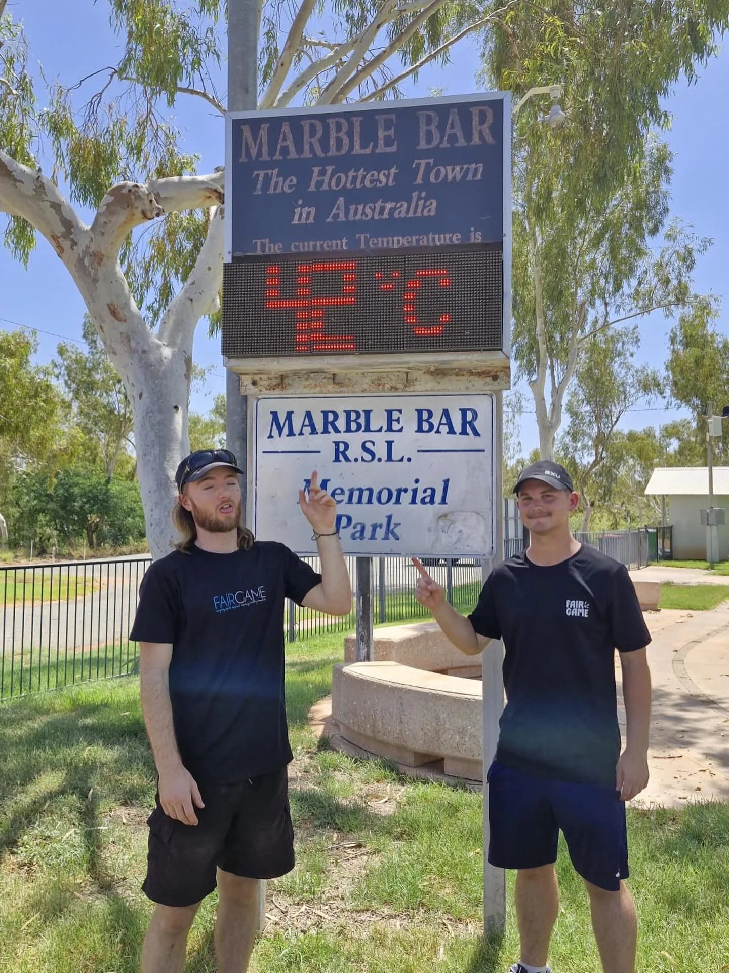 Last week our team had to beat the heat across the Pilbara running our Fit &amp; Healthy in the Outback program in Strelley, Warralong and Marble Bar 🥵 Despite the hot temperatures spirits were high as we engaged local youth in our Game On! and Heal