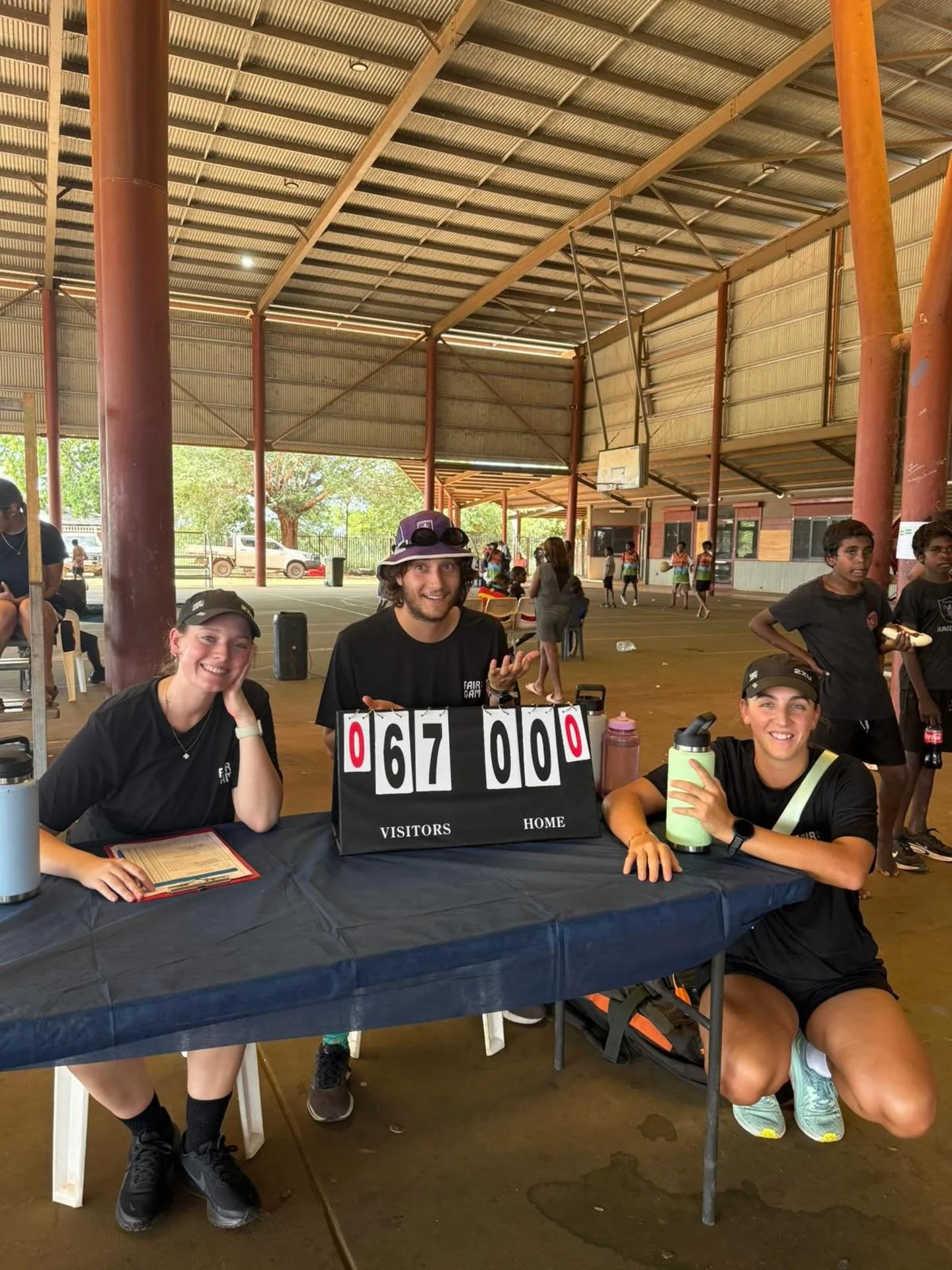 Junior King and Queen of the Kimberley! 👑 Today our team are in Halls Creek supporting @garnduwa.amboorny.wirnan at their Junior King of the Kimberley basketball competition and now it&rsquo;s finals time! 🤸🏽&zwj;♀️It has been a day of fierce comp