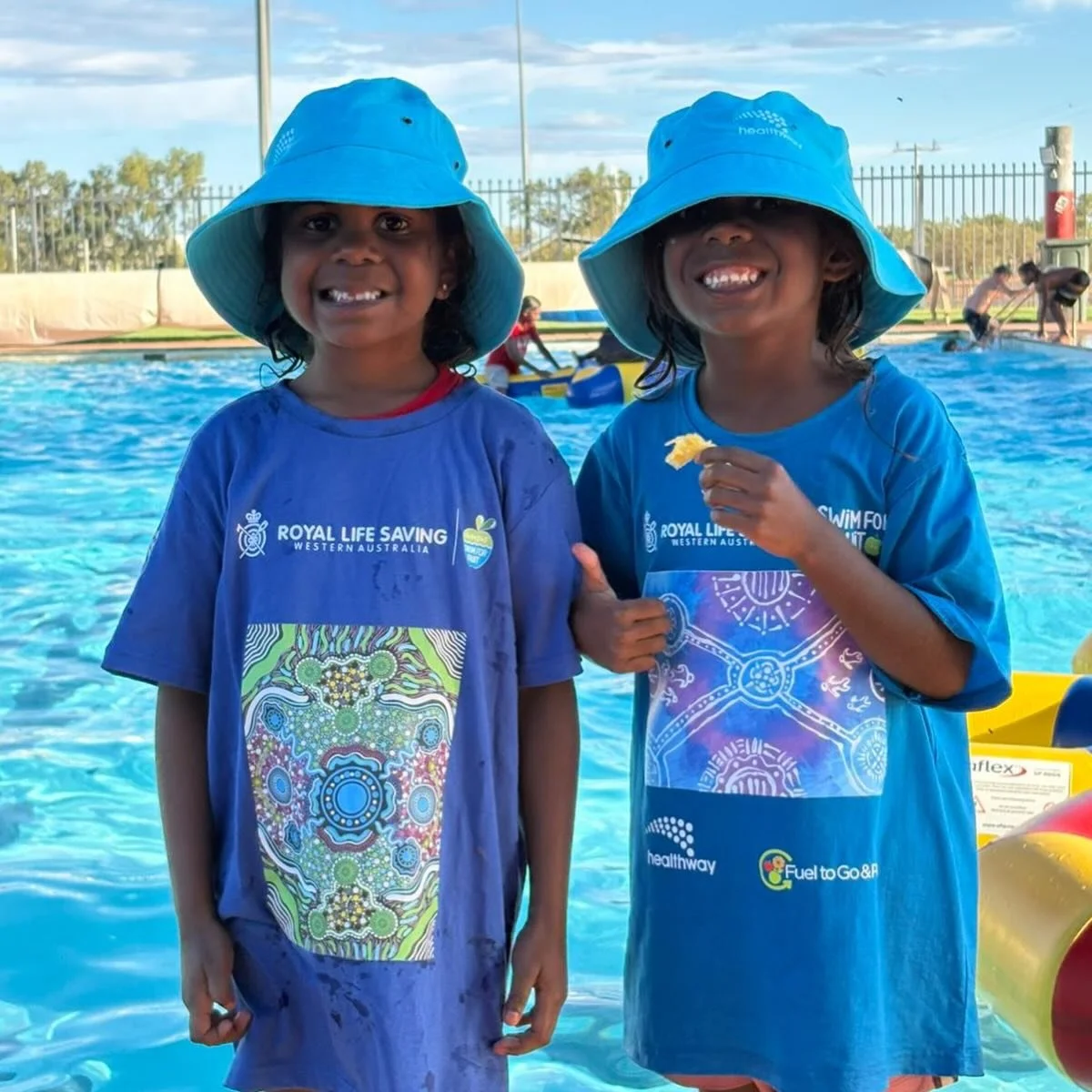 Wet &amp; Wild in Wiluna! 💦 This week our team is in the sunny Mid West, visiting our good friends in Wiluna ☀️ Yesterday thanks to Bernie from @lifesavingwa and the Shire of Wiluna we held an epic afternoon of Game On! activities in the local pool,