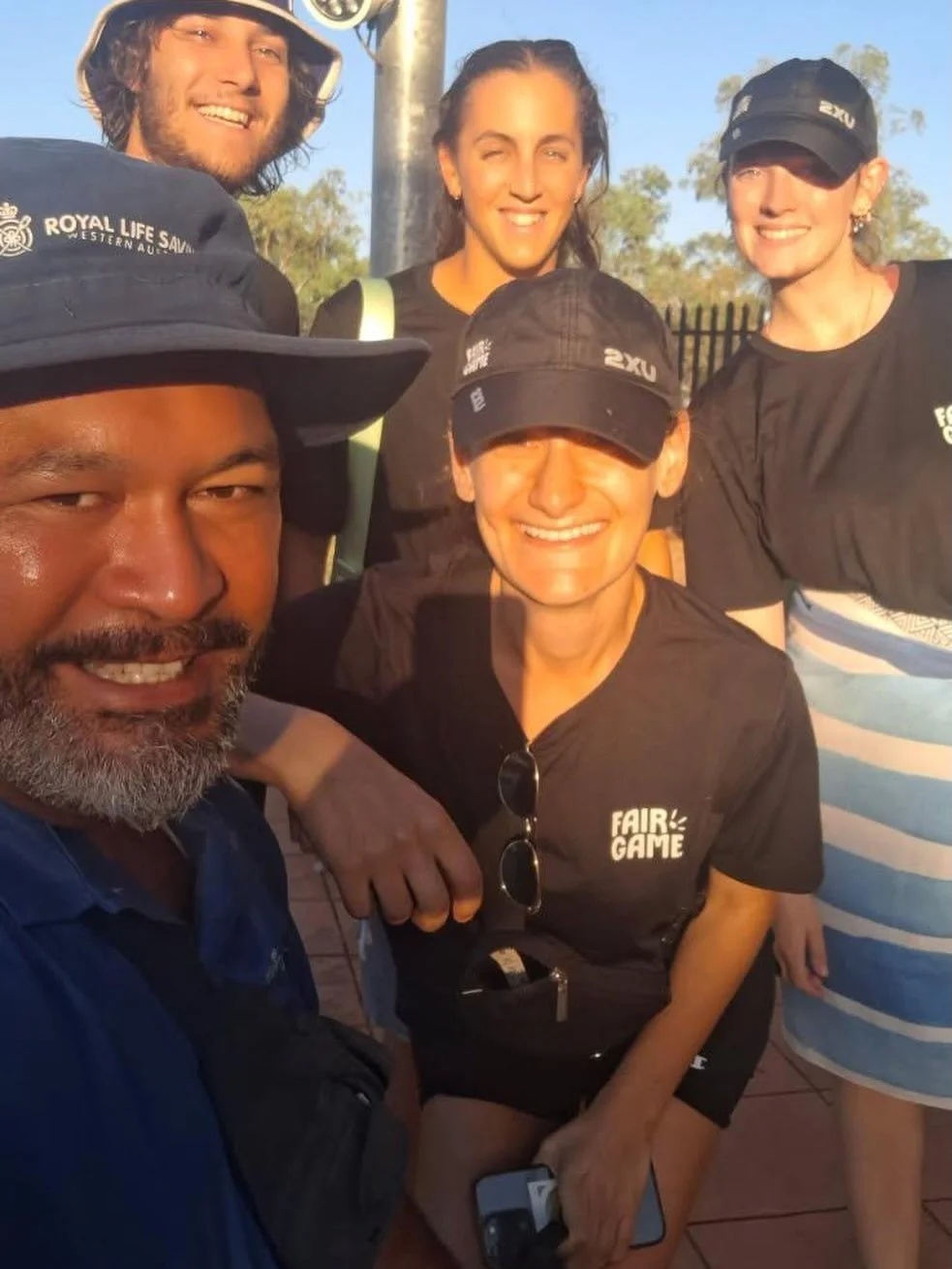Throwback to a sensational week in Balgo with our good friend Mako from @lifesavingwa 🩵 Our crew were able to run some epic Game On! sessions in the pool, throwing in some Healthy Communities activities and delicious healthy food to share 🍎🥝🥦🌽 T