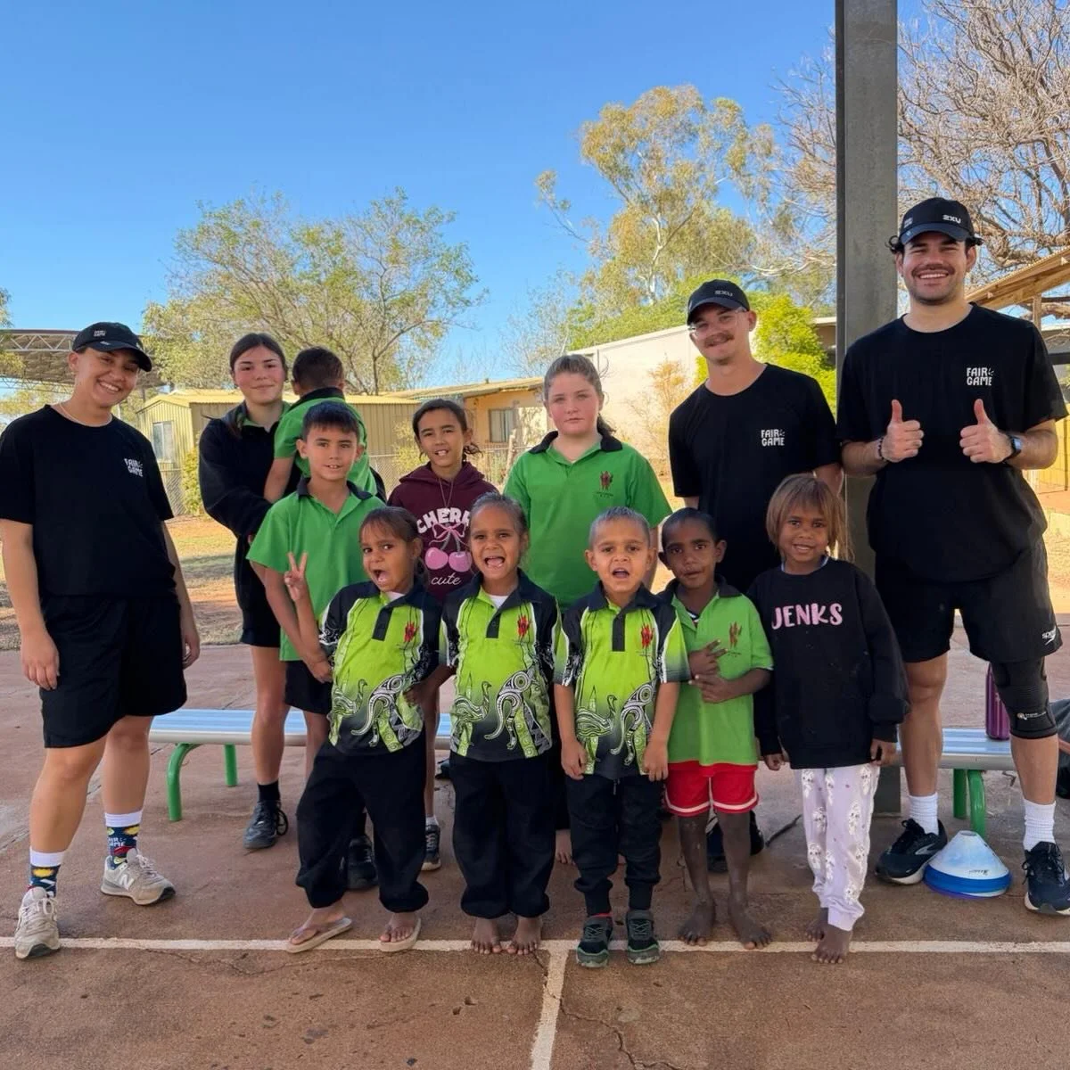 Last week our team spent time in the sunny Pilbara, running Game On! and Healthy Communities activities in Nullagine and Marble Bar ☀️ The team loved working with these little legends to make healthy burgers as part of a Healthy Bellies session 🍔 😋