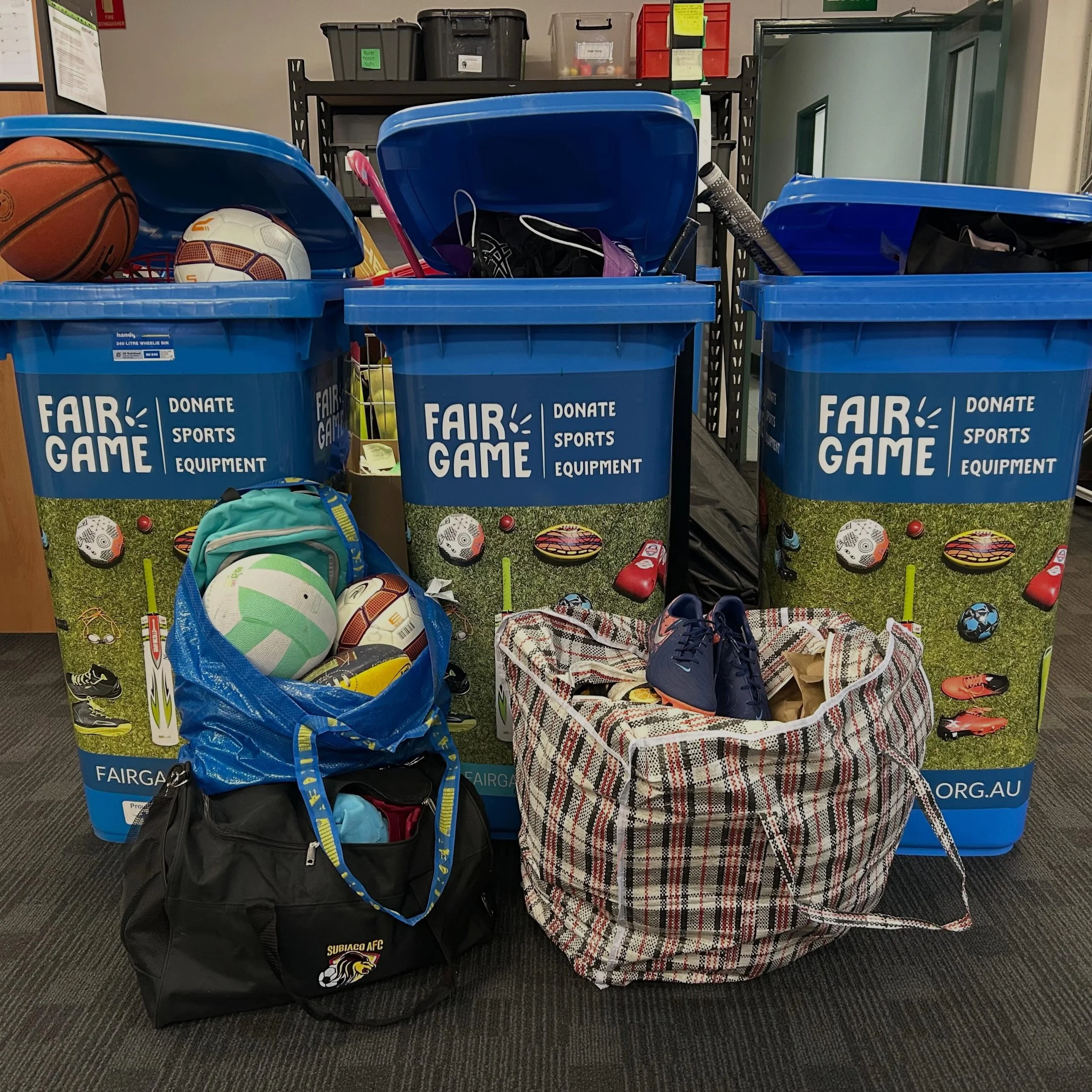 Wow wow wow 🤩 Our good friends at @ccgswa ran a donation drive and fundraiser for us and the results was amazing! 🤸🏽&zwj;♀️ Not only did they collect this haul of pre-loved equipment for our Equip for Sport program, they also donated over $2,500 t