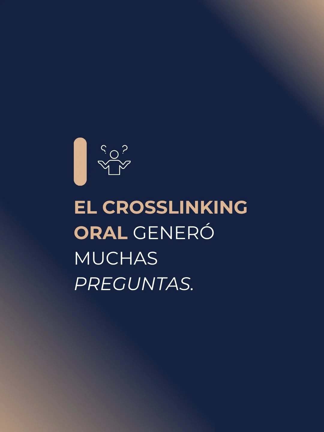 El crosslinking oral gener&oacute; muchas preguntas desde que lo anunciamos. Las respondemos en este carrusel, sin vueltas.

Cada caso es distinto, por eso ninguna de estas respuestas reemplaza una evaluaci&oacute;n real.

📲 Turnos al Whatsapp: +598