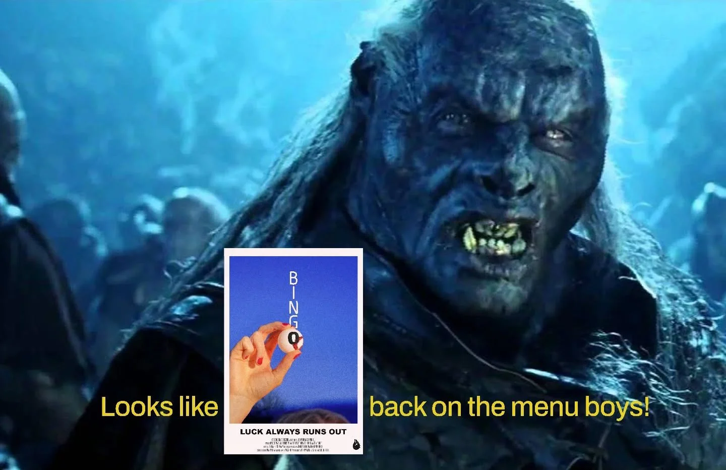 BINGO IS OUT NOW - LINK IN BIO

Really don't remember this line in LOTR, but this is a real screenshot so it must be?

#lotr #film #new #meme #short