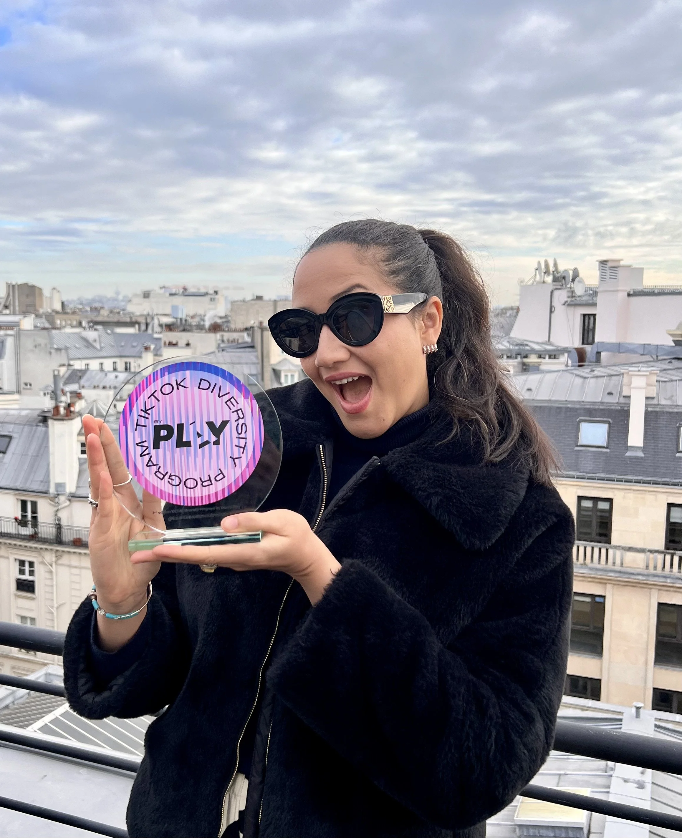 Trophée Tiktok x Havas play pour avoir fait la campagne influence d'EDF