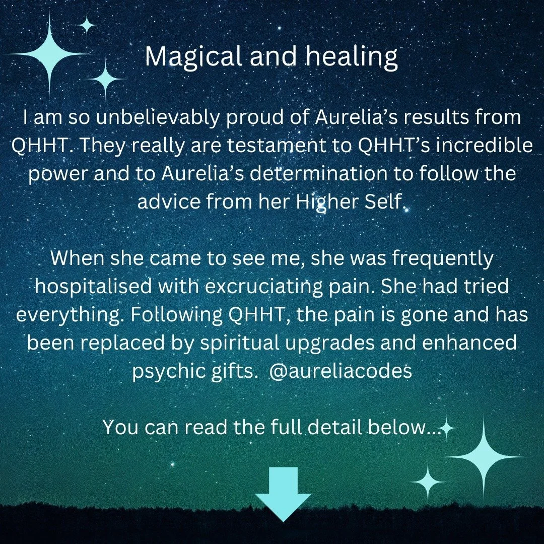Crossing paths with Chris Athena has been the pinnacle in the development of my spiritual gifts. It was the most excruciating chronic pain imaginable that guided me to do QHHT with her after trying absolutely everything and being hospitalised over an