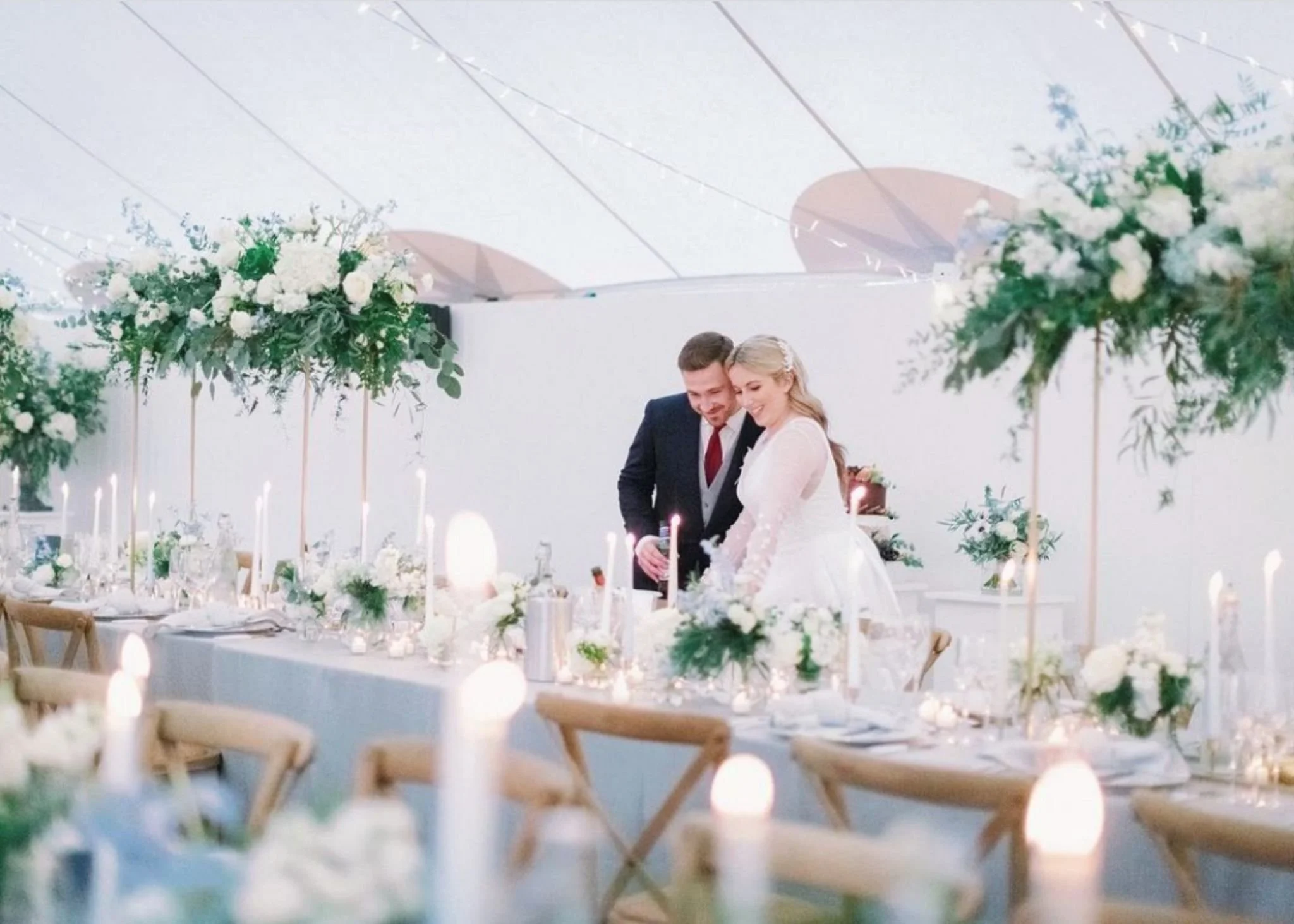 Marquee Wedding Decor - Middleton Lodge - Wedding Florist - The Rarified.jpg