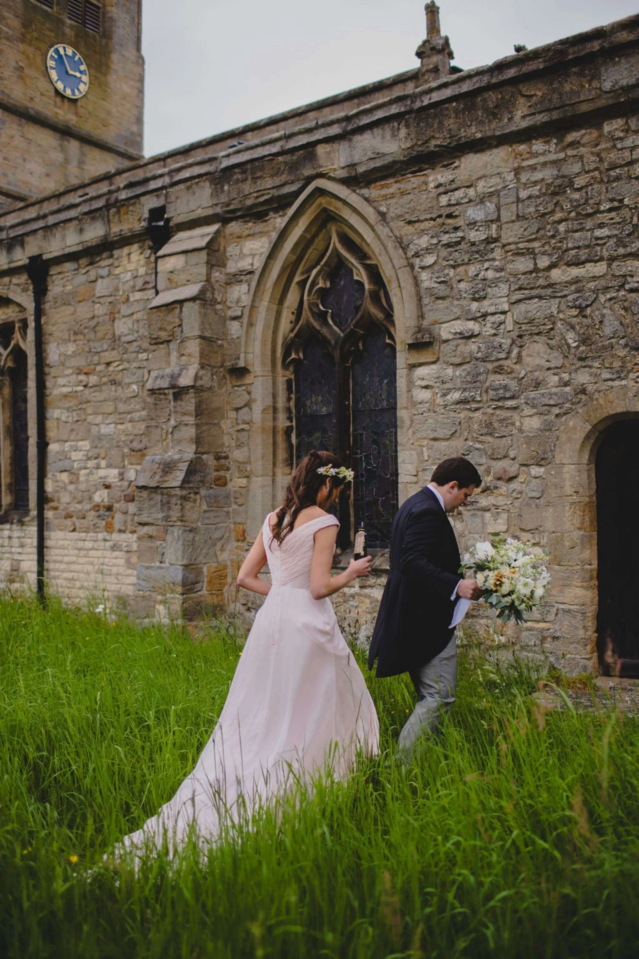 Summer Wedding Ceremony - Church and Private Marquee Wedding - Wedding Florist - The Rarified.jpg