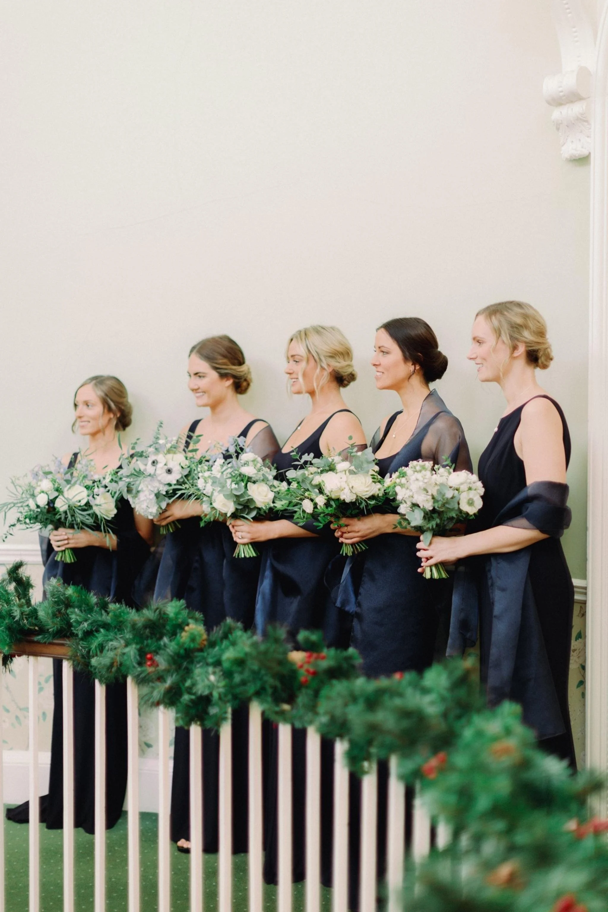 Bridal Party Flowers - Middleton Lodge Wedding - The Rarified.jpg