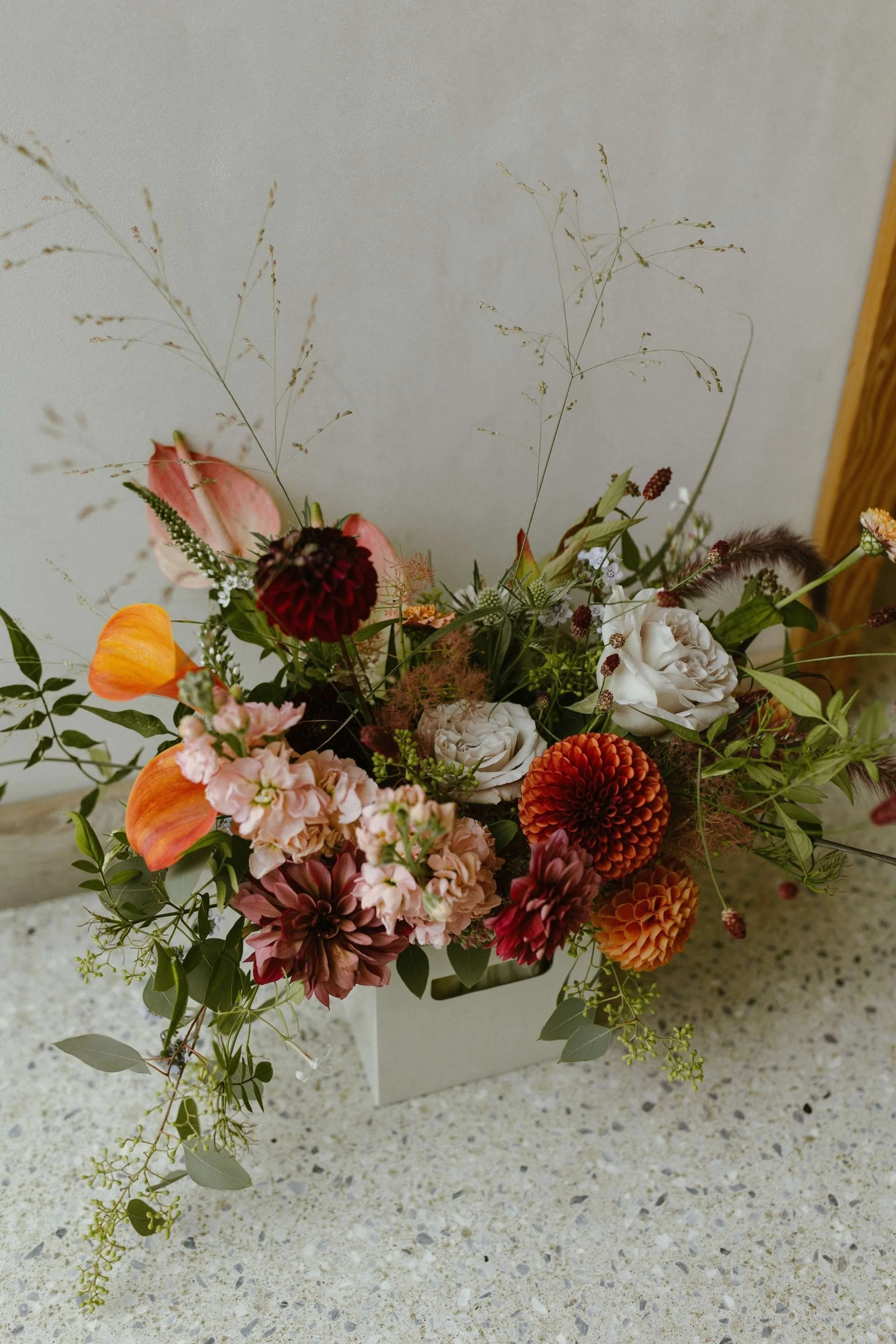 Autumnal Bridal Bouquet - Wedding Florist - The Rarified.jpg