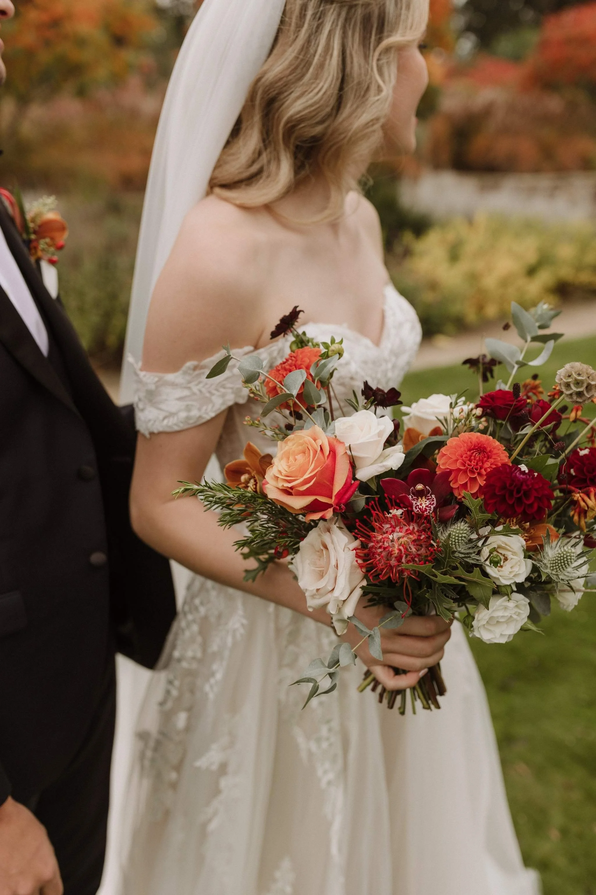 Rich Autumnal Bridal Bouquet - Wedding Florist - The Rarified.jpg