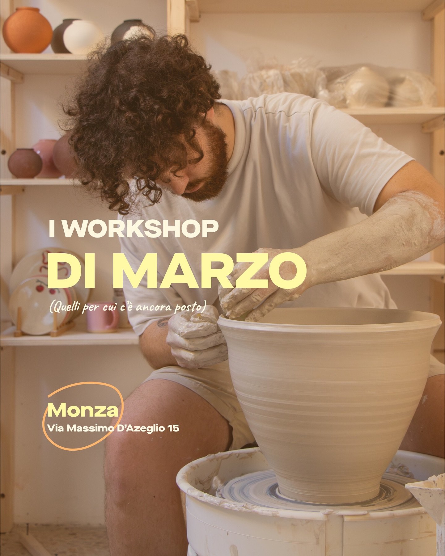 🏺La ceramica &egrave; un&rsquo;arte antica, ma davvero contemporanea! E soprattutto divertente ✨

Curiosi di mettervi alla prova e provare a realizzare uno o pi&ugrave; oggetti in argilla proprio con le vostre mani?
Ti aspettiamo ai Workshop di Torn