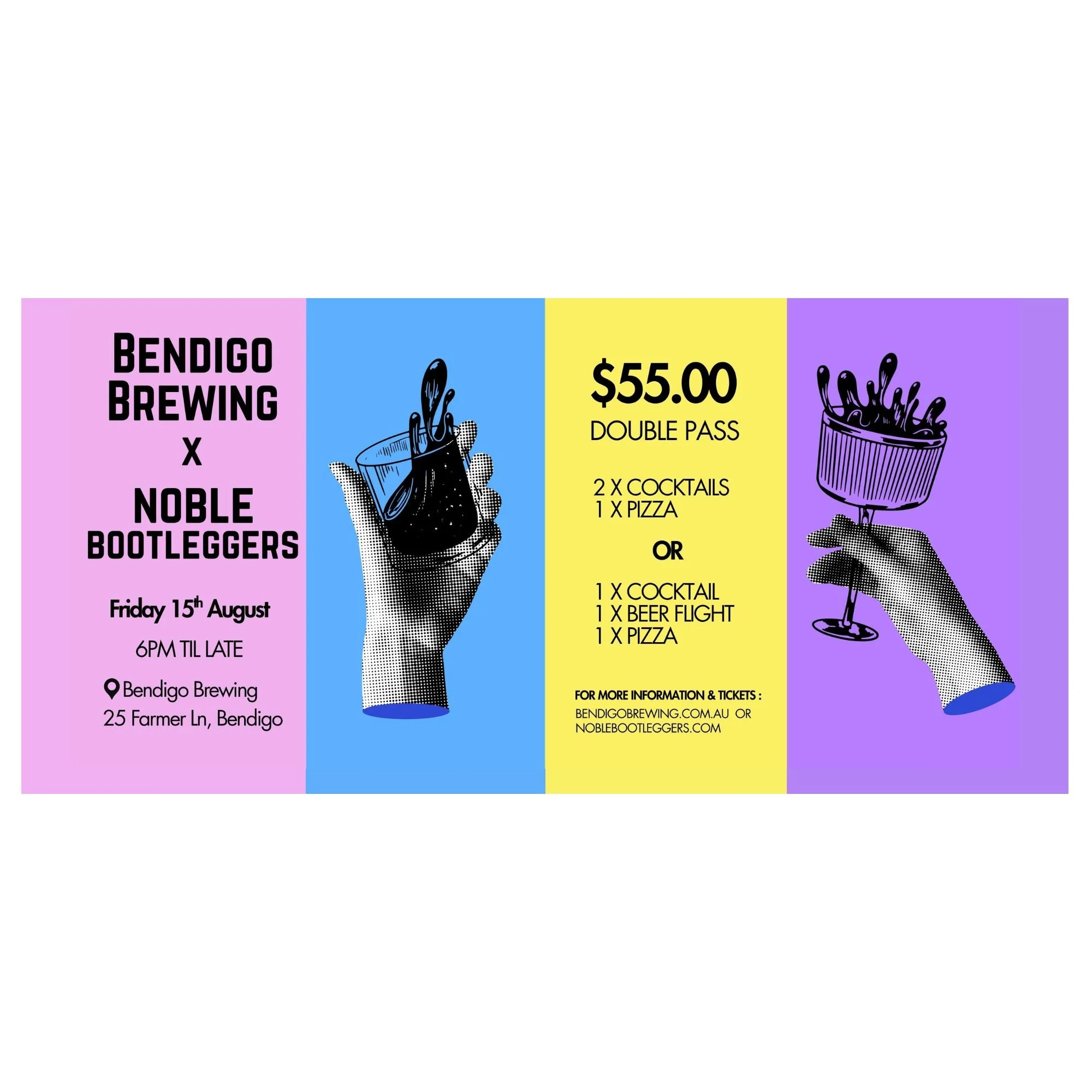 Noble Bootleggers x Bendigo Brewing Bar Takeover