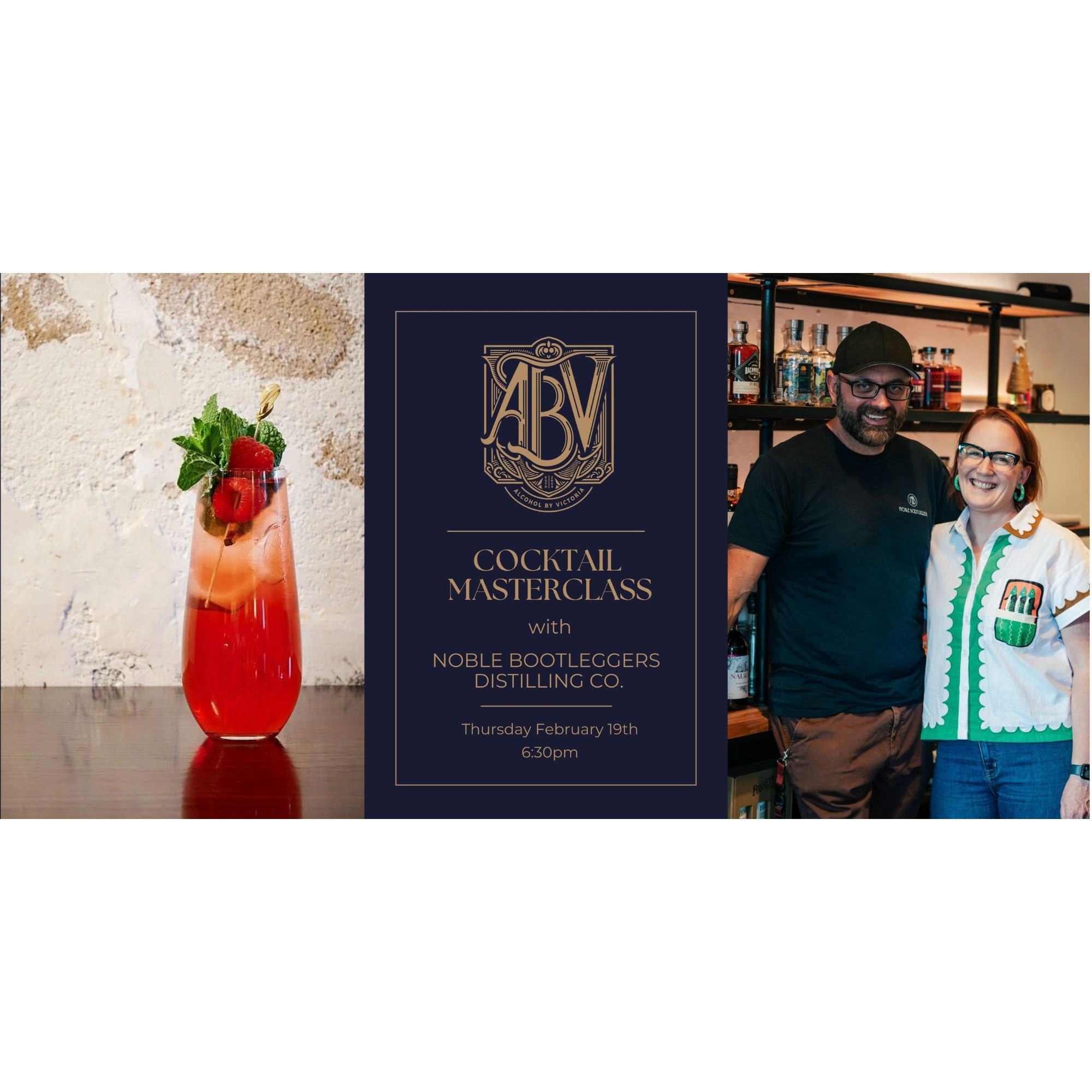 Noble Bootleggers Distilling Co. Cocktail Masterclass