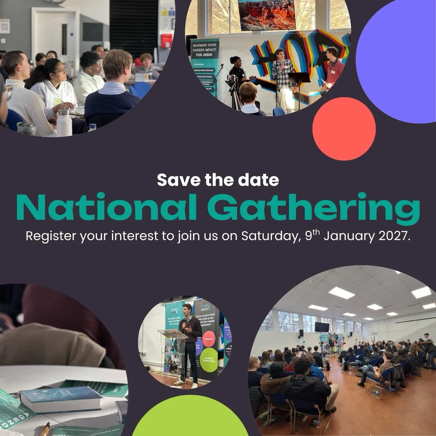 📅 SAVE THE DATE 📅

Our next National Gathering is happening on Saturday 9th January 2027 and we&rsquo;d love to see you there! 👀

🔥 Want to be the first to hear when tickets drop? 🔥

Register your interest in our bio now and get early access bef