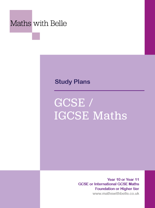The BIG (GCSE) Exam Questions Study Plan ( 4 - 6 marks or more) - 12 weeks Foundation & Higher