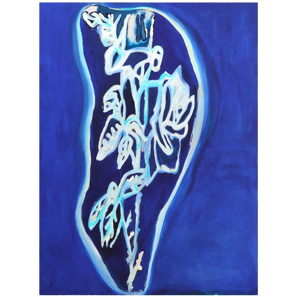 Big Blue Bloom | 200x149cm | 2026  •SOLD