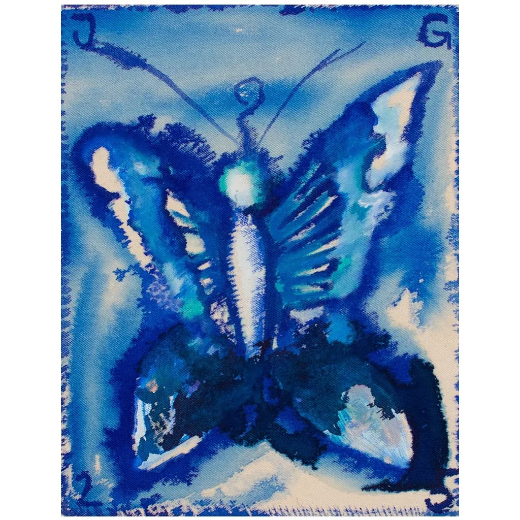 Blue Butterfly | 25x20cm | 2025
