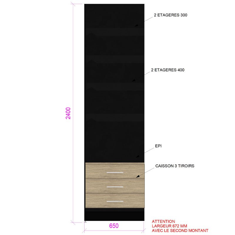MM063-meuble-papeterie-murale-rangements-et-tablettes-base-noir-coloris-chêne-nebraska-naturel-vue-face-a2m-diffusion.jpg