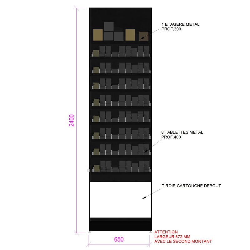 MM004-meuble-mural-linéaires-tabac-8-niveaux-métal-base-noir-coloris-blanc-vue-face-a2m-diffusion.jpg