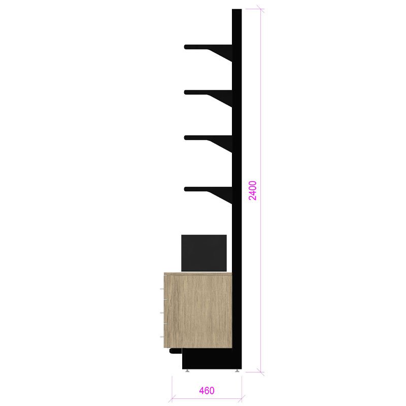 MM063-meuble-papeterie-murale-rangements-et-tablettes-base-noir-coloris-chêne-nebraska-naturel-vue-de-côté-a2m-diffusion.jpg