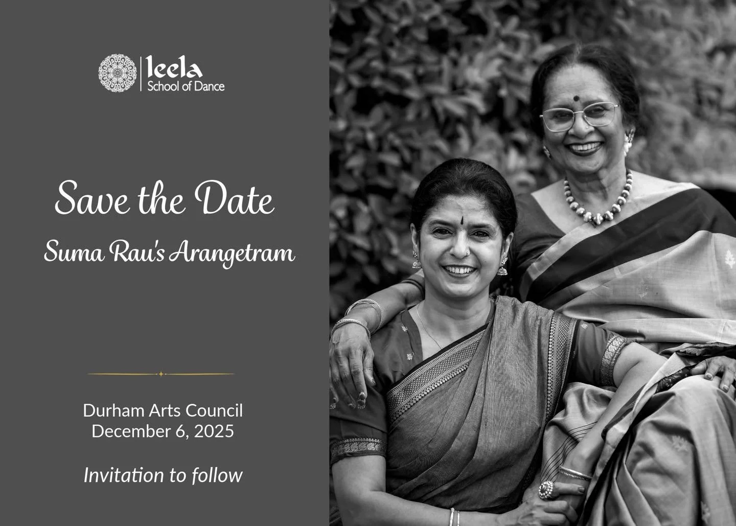 10 years of growth puts the spotlight on yet another significant milestone: the first Arangetram of an Adult Learner who began her journey with Leela exactly 10 years ago when Leela School of Dance was inaugurated. 

We are proud and thrilled to anno