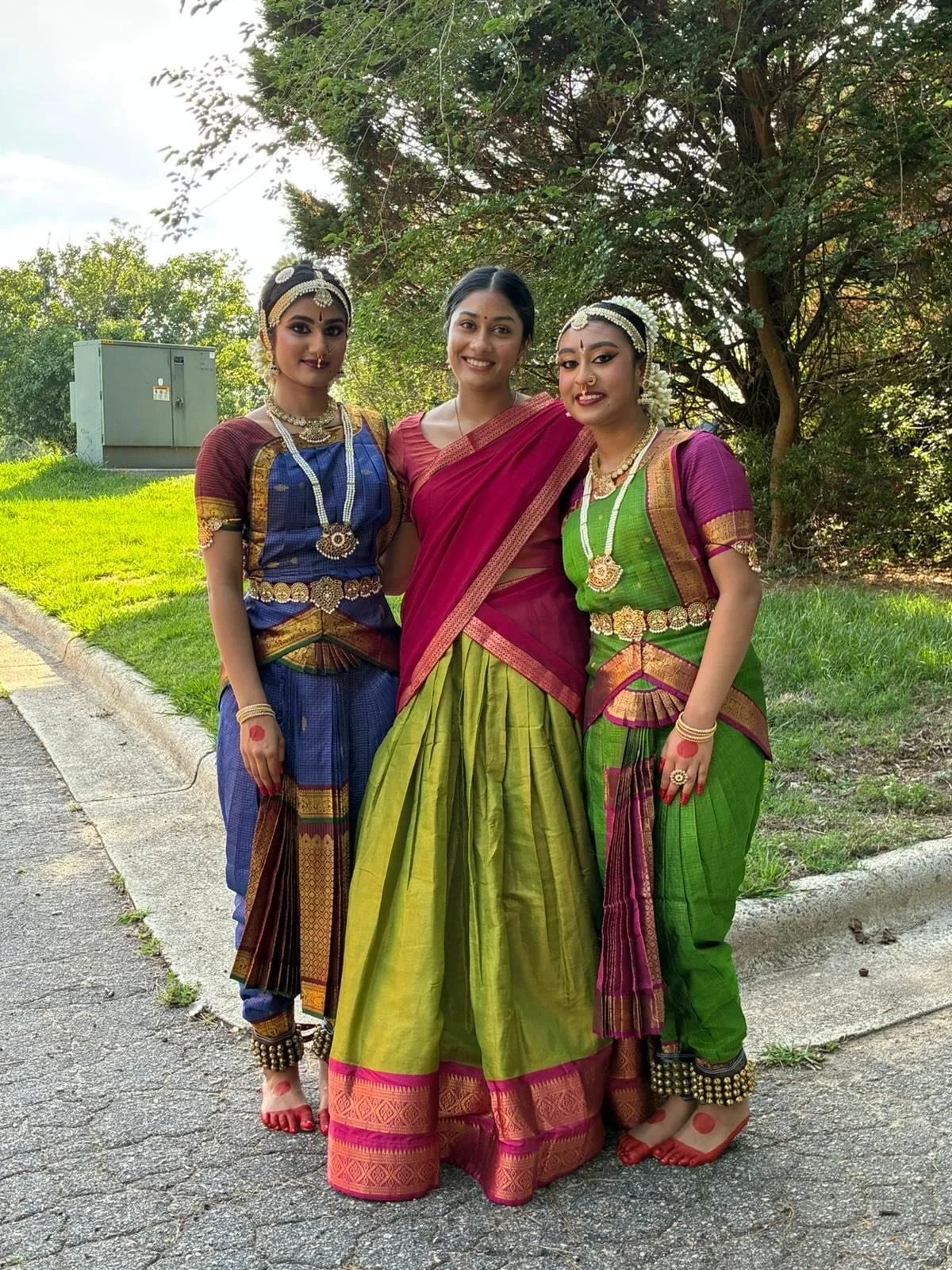 Arangetram is a monumental journey for the student, teacher, and family. While the road leading up to it can be demanding, every step of the process is worth cherishing.

The photo shoot is one of the first milestones that marks the approach of the b