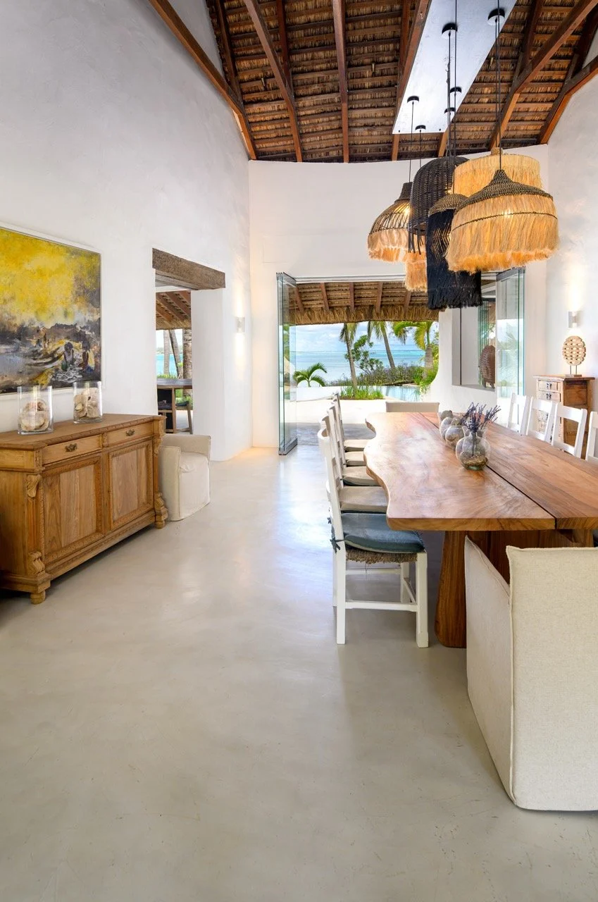 Sable et Mer Villa Project by Cemtech - Béton Ciré Flooring - Sea View