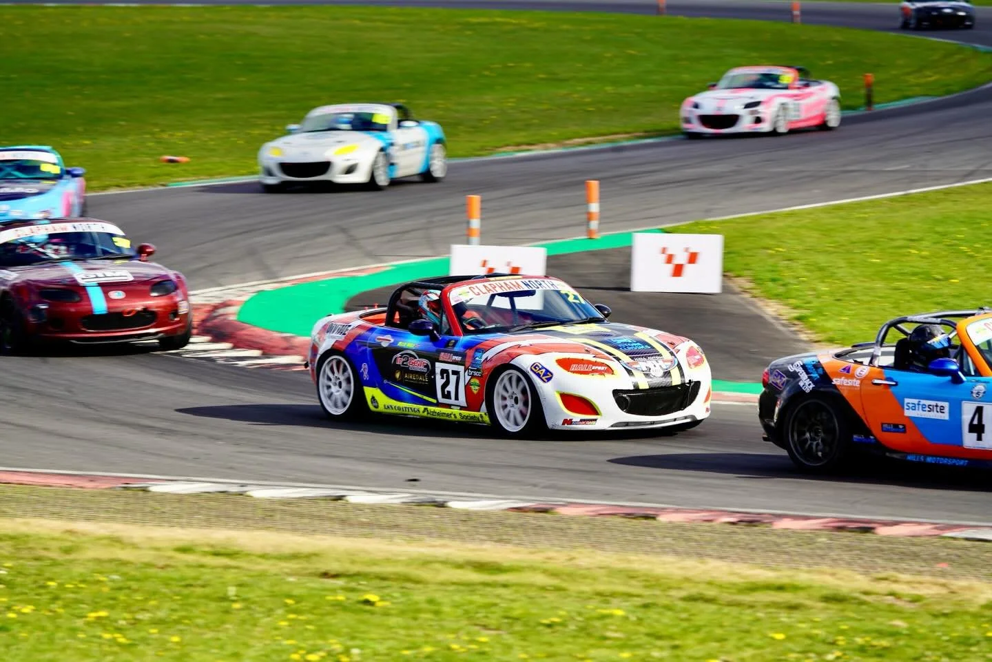 A great weekend supporting Ollie Hall in the MX-5 Supercup at Snetterton, where the weather was unusually kind!

Ollie claimed a trio of P4 finishes in three closely fought races in the front pack - it&rsquo;s set to be a highly competitive season 👏