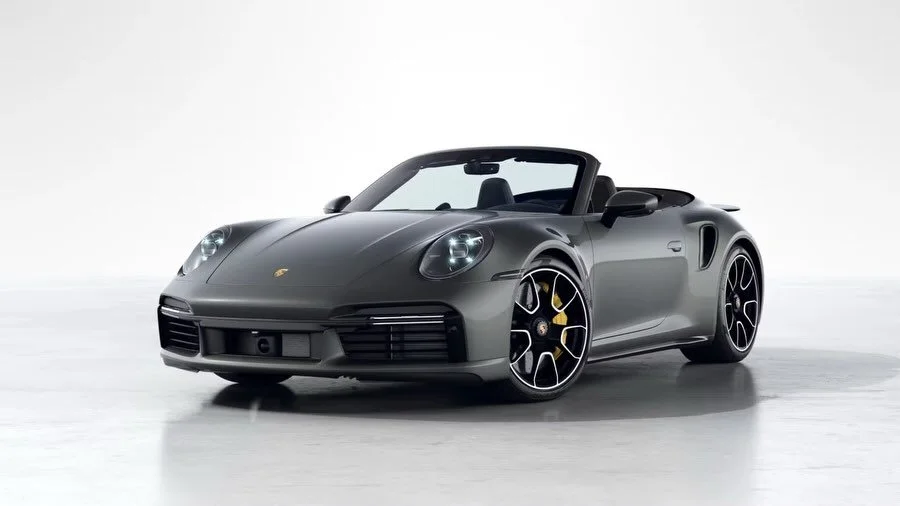 A recent acquisition for a client - 2023 Porsche 992 Turbo S Cabriolet.

High spec includes Agate Grey Metallic exterior, black interior, Burmester sound, PCCB, sports exhaust, front axle lift, Exclusive Design wheels.

-
#acquisition #turbos #porsch