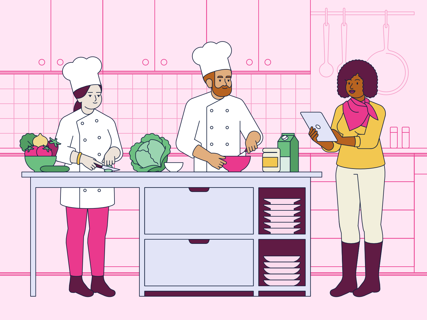 Back Office – Illustration for Video