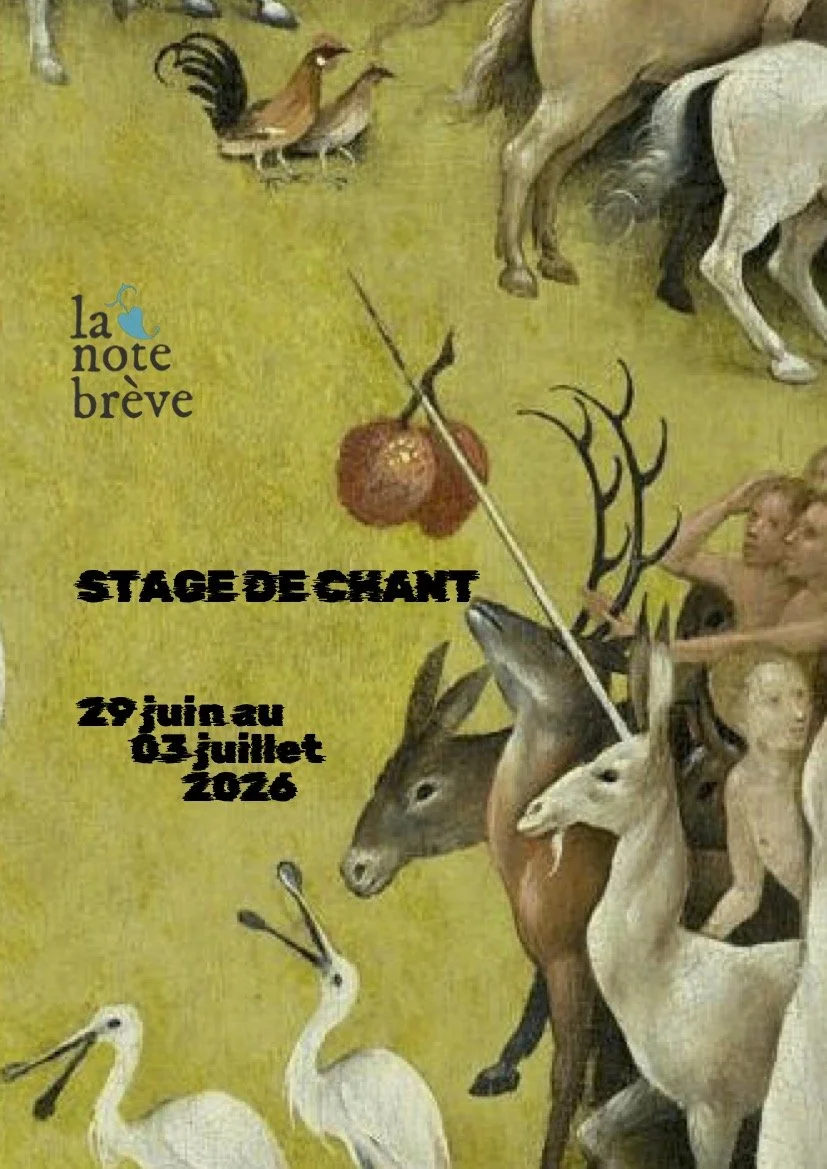 STAGE chant polyphonique de la renaissance