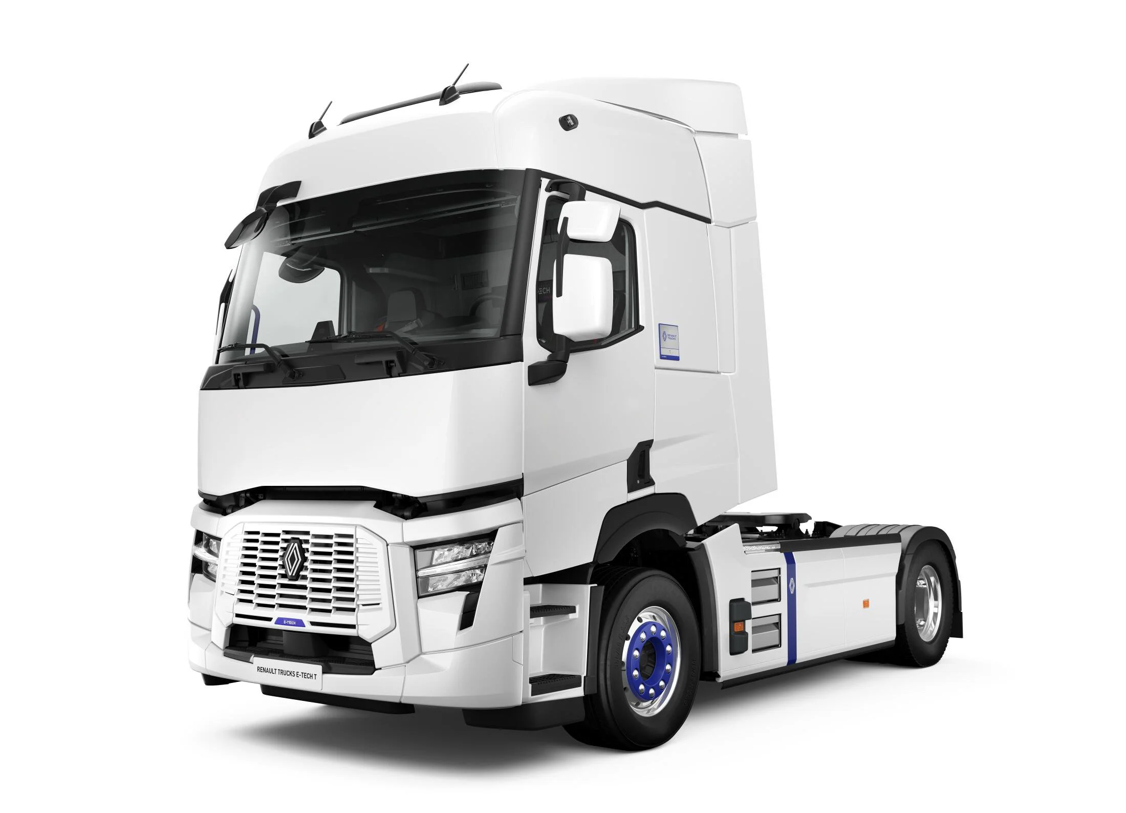 Renault Trucks E-Tech T elektrische Sattelzugmaschine für emissionsfreien Fernverkehr und nachhaltige Transportlogistik.