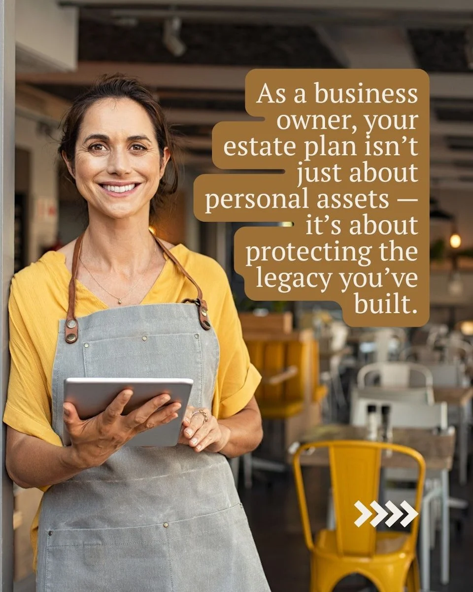 As a business owner, your estate plan isn&rsquo;t just about personal assets &mdash; it&rsquo;s about protecting the legacy you&rsquo;ve built. 💼
Before the year wraps up, take time to make sure your plan covers both your family&rsquo;s future and y