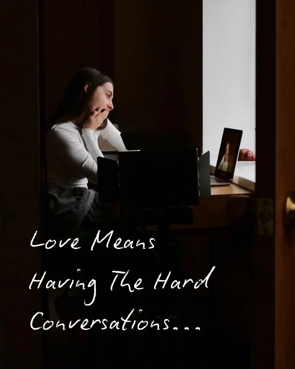 Love isn&rsquo;t always loud or romantic.

Sometimes, it looks like sitting quietly with questions you&rsquo;ve been avoiding&hellip; and choosing to face them anyway.

The hardest conversations &mdash; about wishes, responsibilities, and what happen