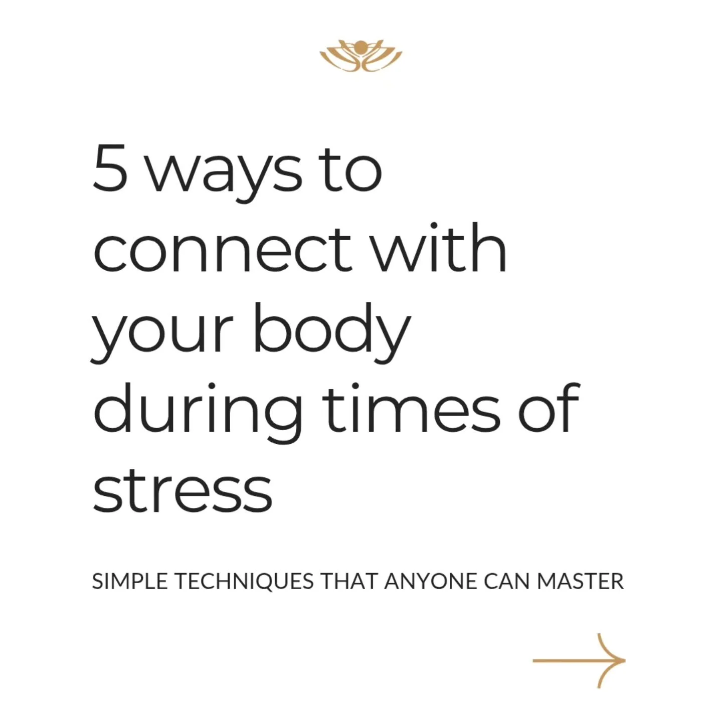 When stress hits, your first instinct might be to escape your body. But your body holds the key to findingyour way back to peaceand calm. 

These simple practices help you reconnect with your body's wisdom during difficult moments. 

Save this for wh