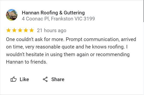 Some kind words from our customers