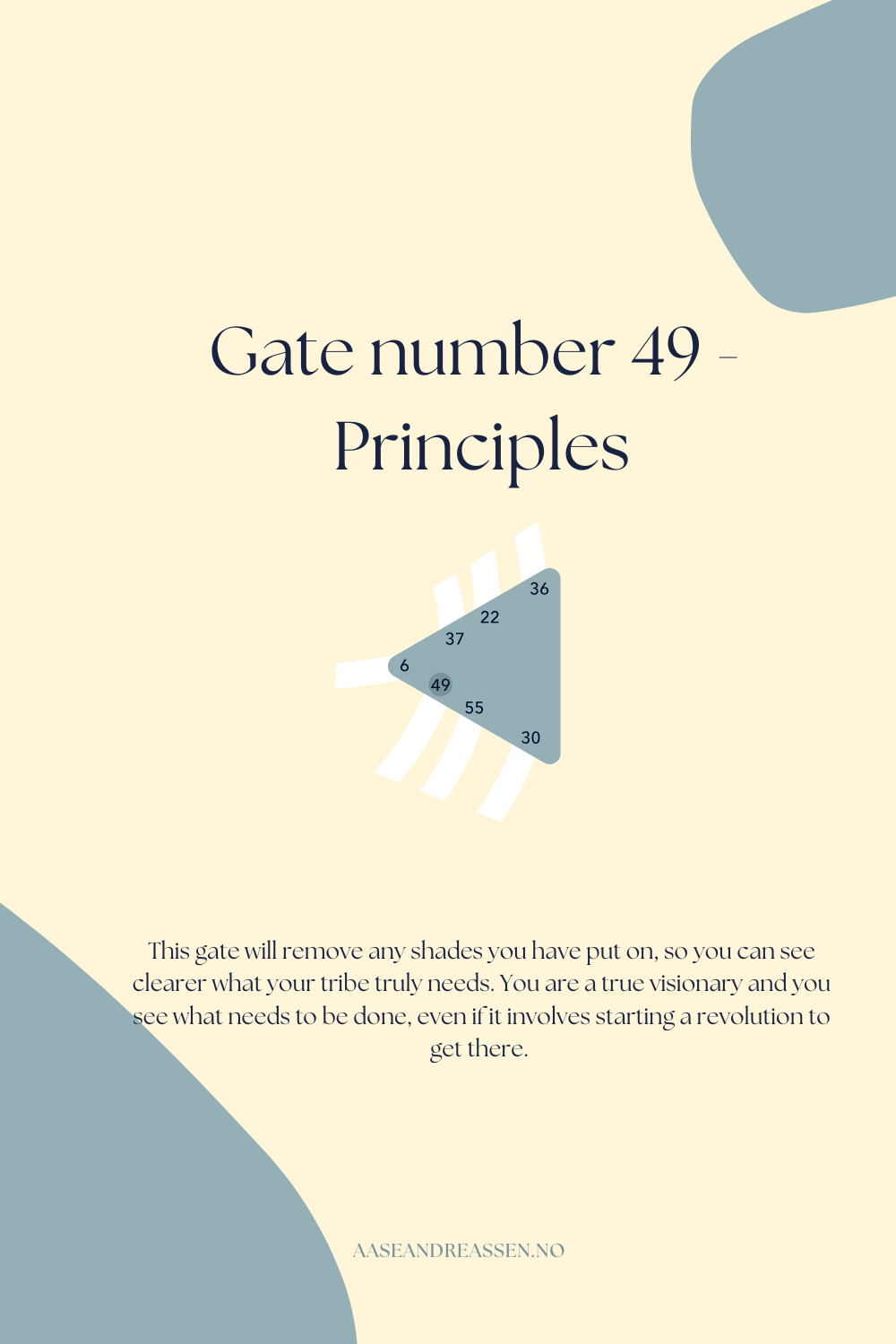 Gate 49 - The Gate of Principles