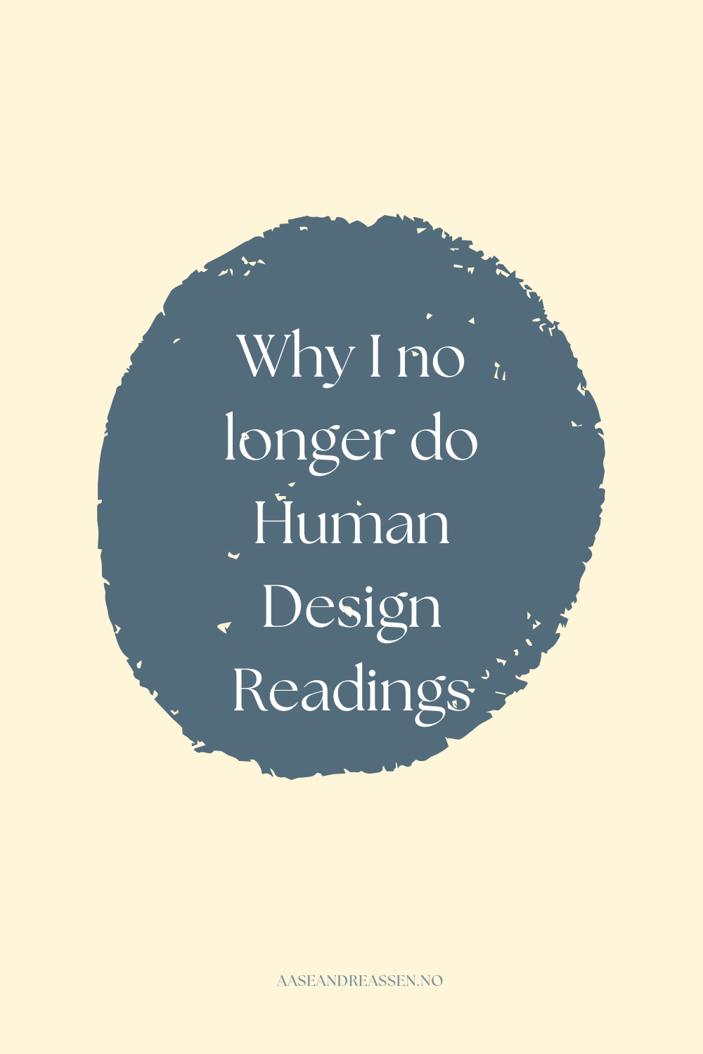 Why I no longer do Human Design readings