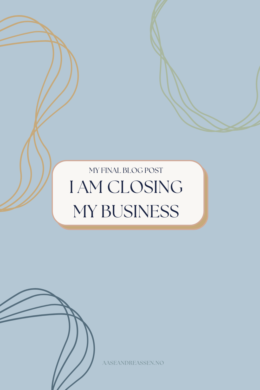My final blog post