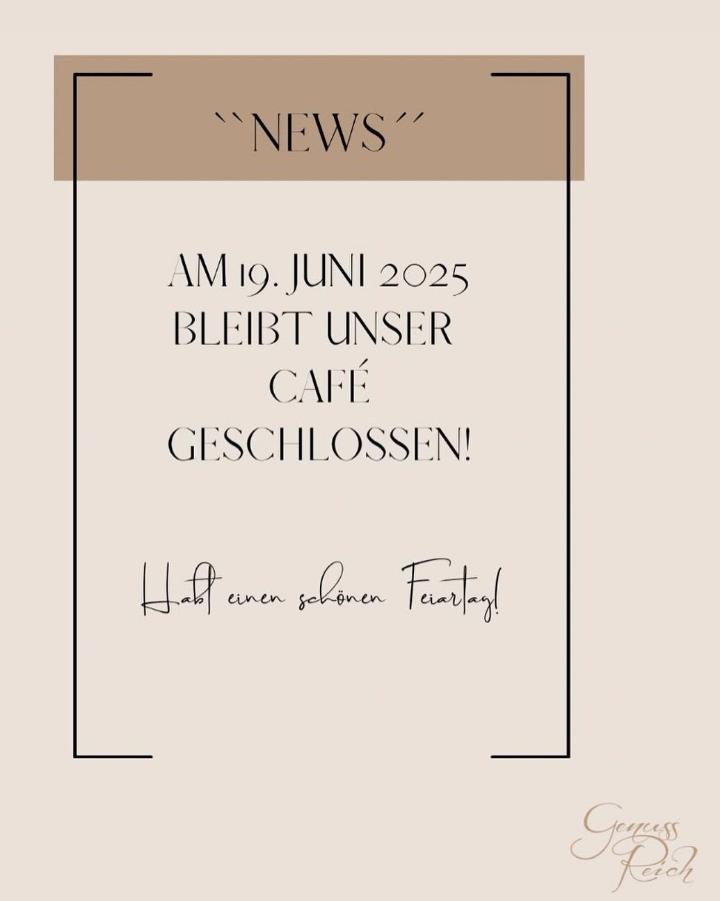 Wir w&uuml;nschen einen sch&ouml;nen Feiertag! 

#feiertag #frohnleichnam #genussreichseligenstadt #seligenstadt