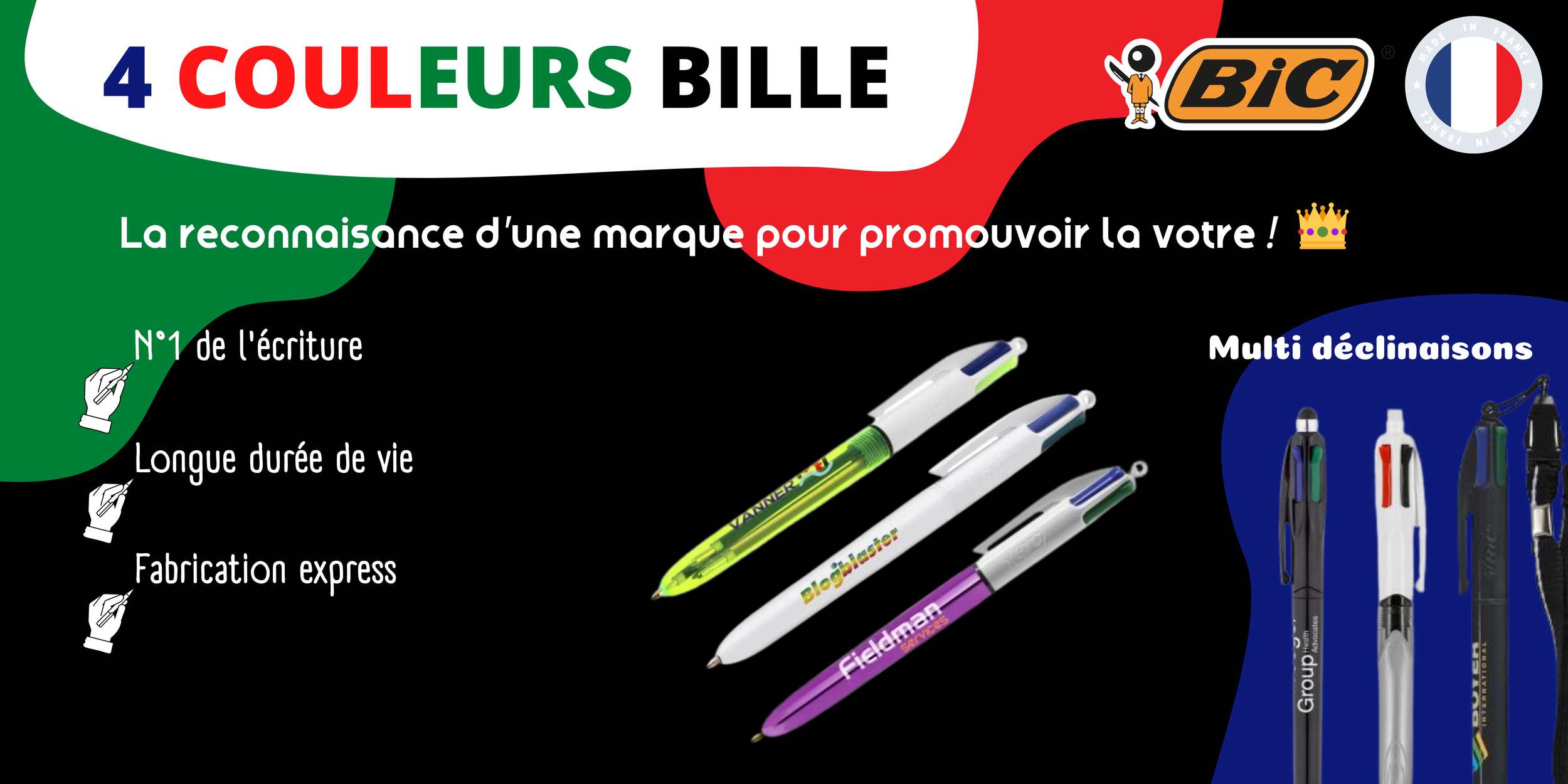 Best seller du moment (4 couleurs BIC)