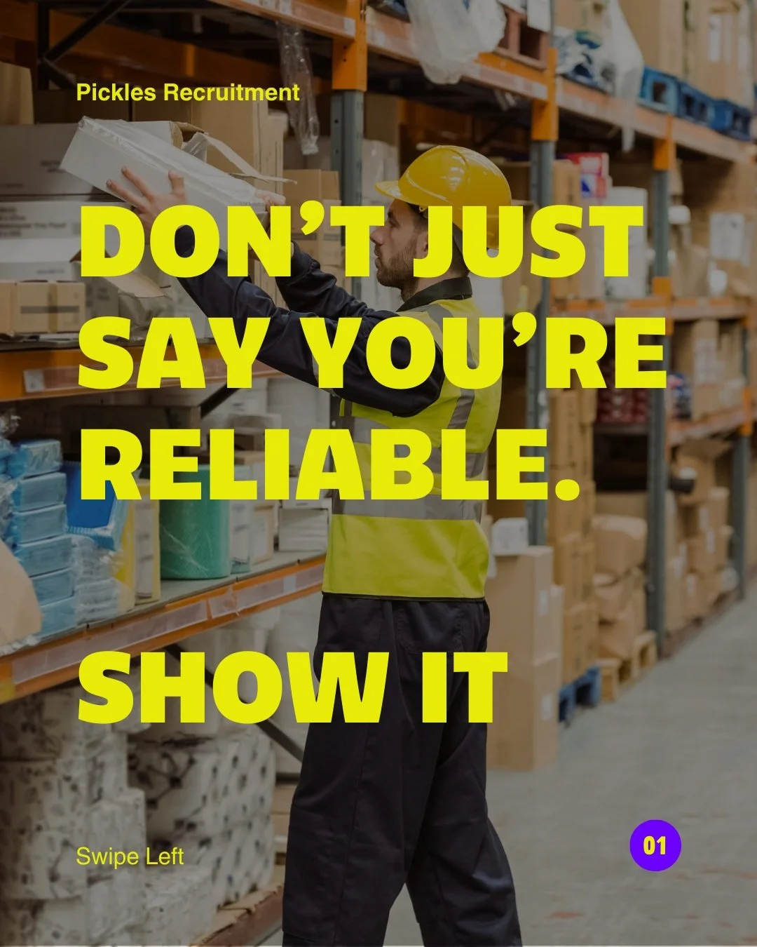 Would you hire someone who says they&rsquo;re reliable&hellip; or someone who proves it?🫠🤷🏼♀️

Stop giving opinions. Start sharing real examples👏🏻

#CareerAdvice #WarehouseLife #LogisticsJobs #FoodProduction
